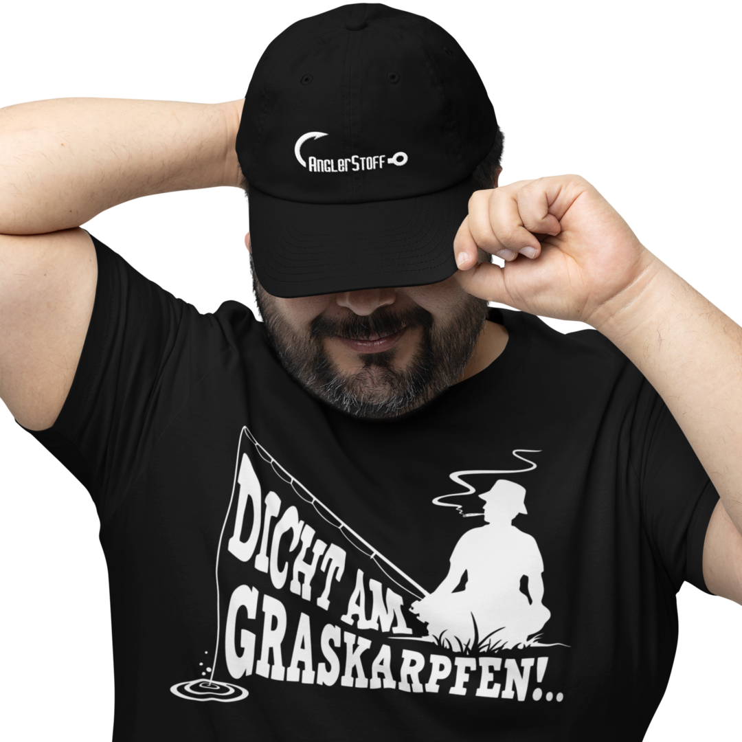 Dicht am Graskarpfen - Premium T-Shirt