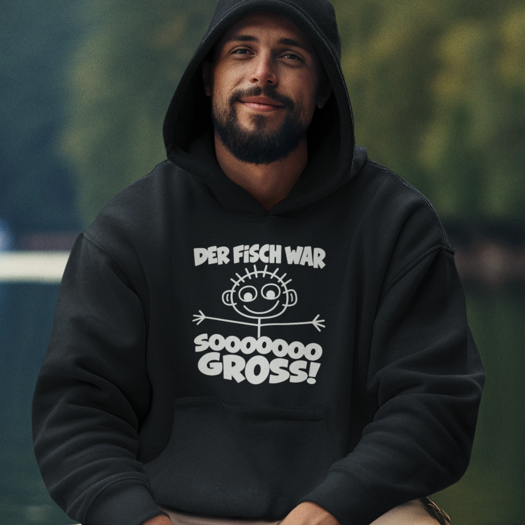 Der Fisch war sooo gross - Premium Hoodie
