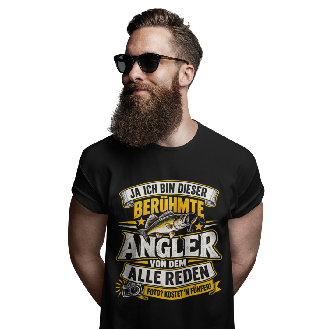 Berühmte Angler - Premium T-Shirt