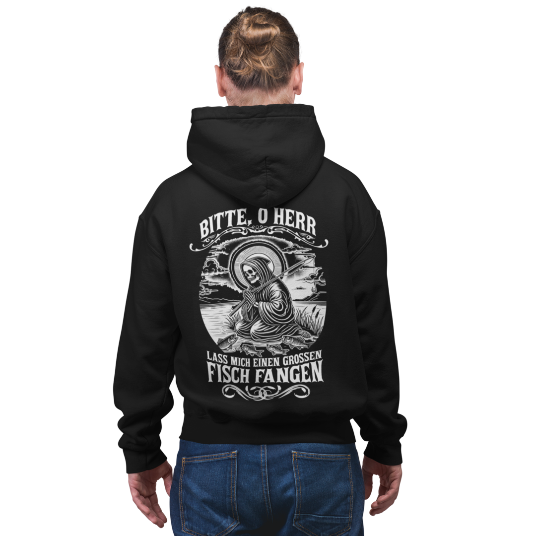 Bitte, O Herr lass mich einen grossen - Premium Hoodie #Backprint