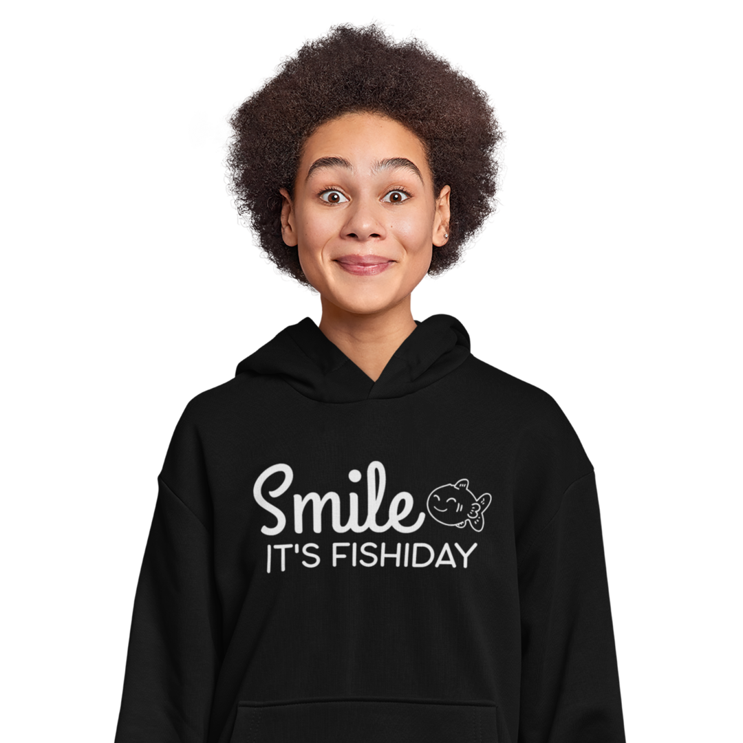 Smile it`s Fishiday - Premium Hoodie