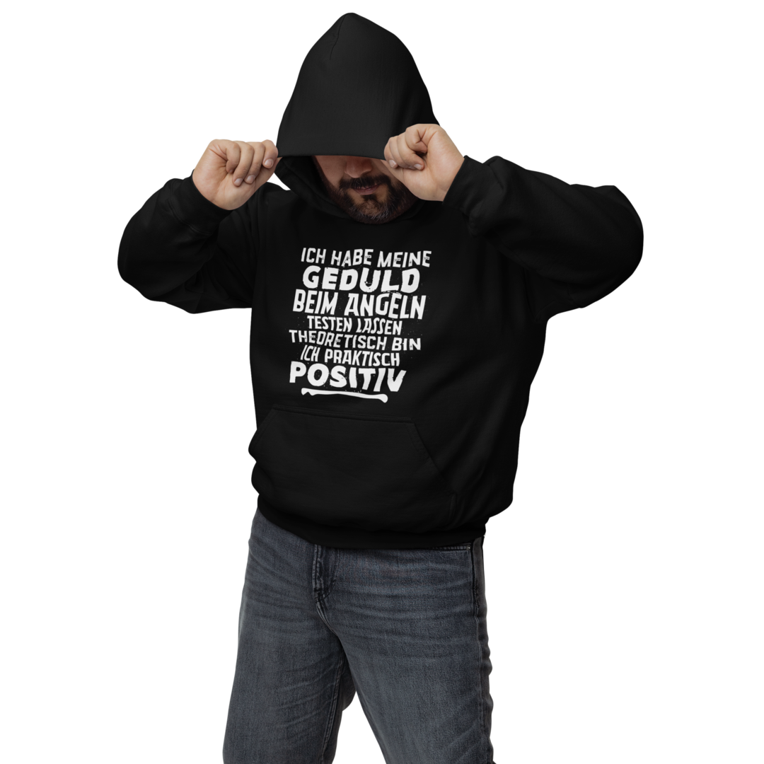 Geduld beim angeln testen lassen - Premium Hoodie