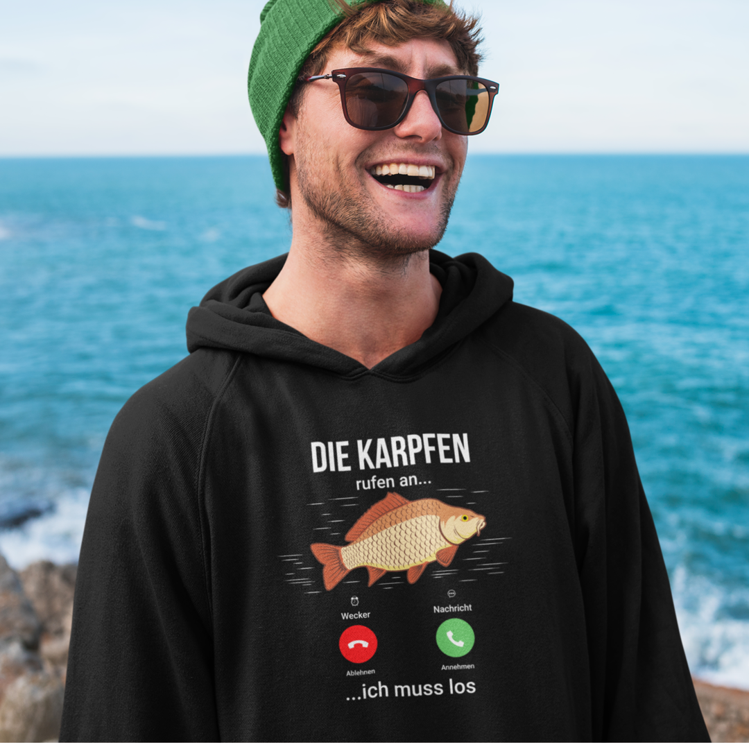 Die Karpfen rufen an - Premium Hoodie
