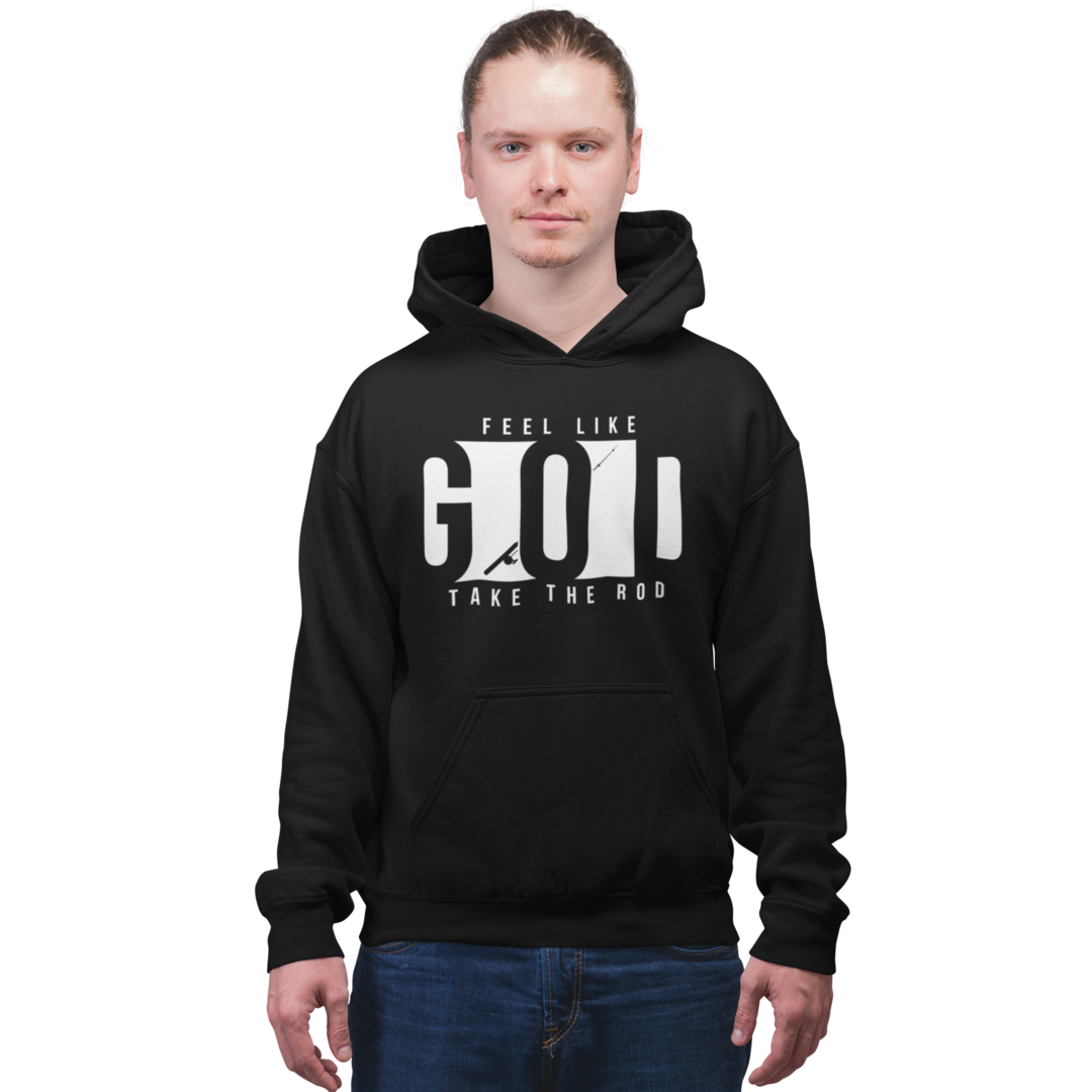 Feel like god take the rod - Premium Hoodie