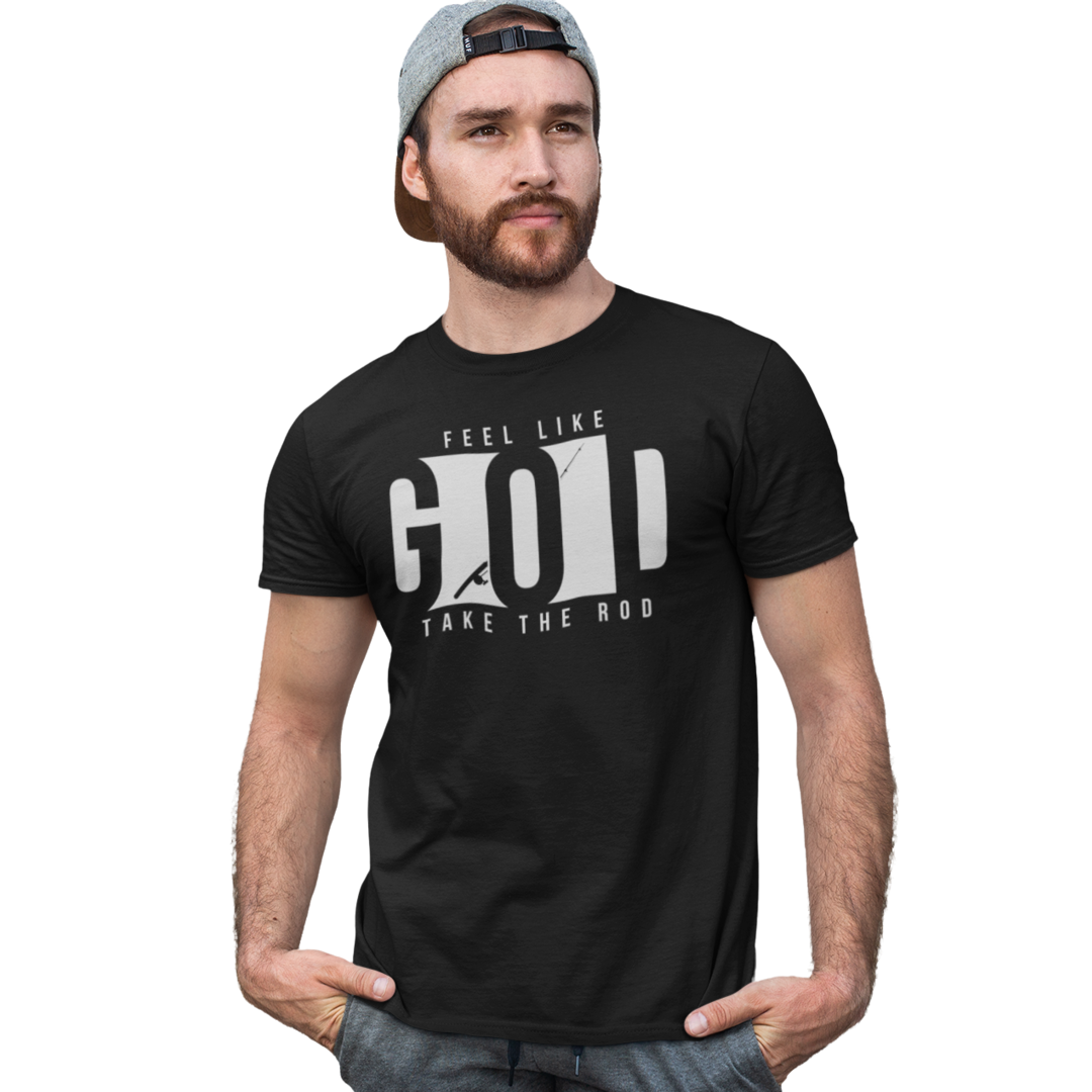 Feel like god take the rod - Premium T-Shirt