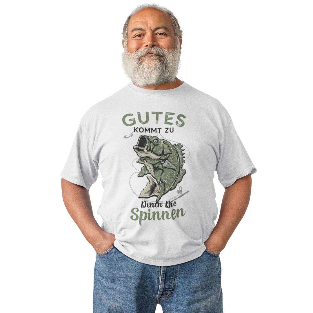 Gutes kommt zu denen die Spinnen - Premium T-Shirt