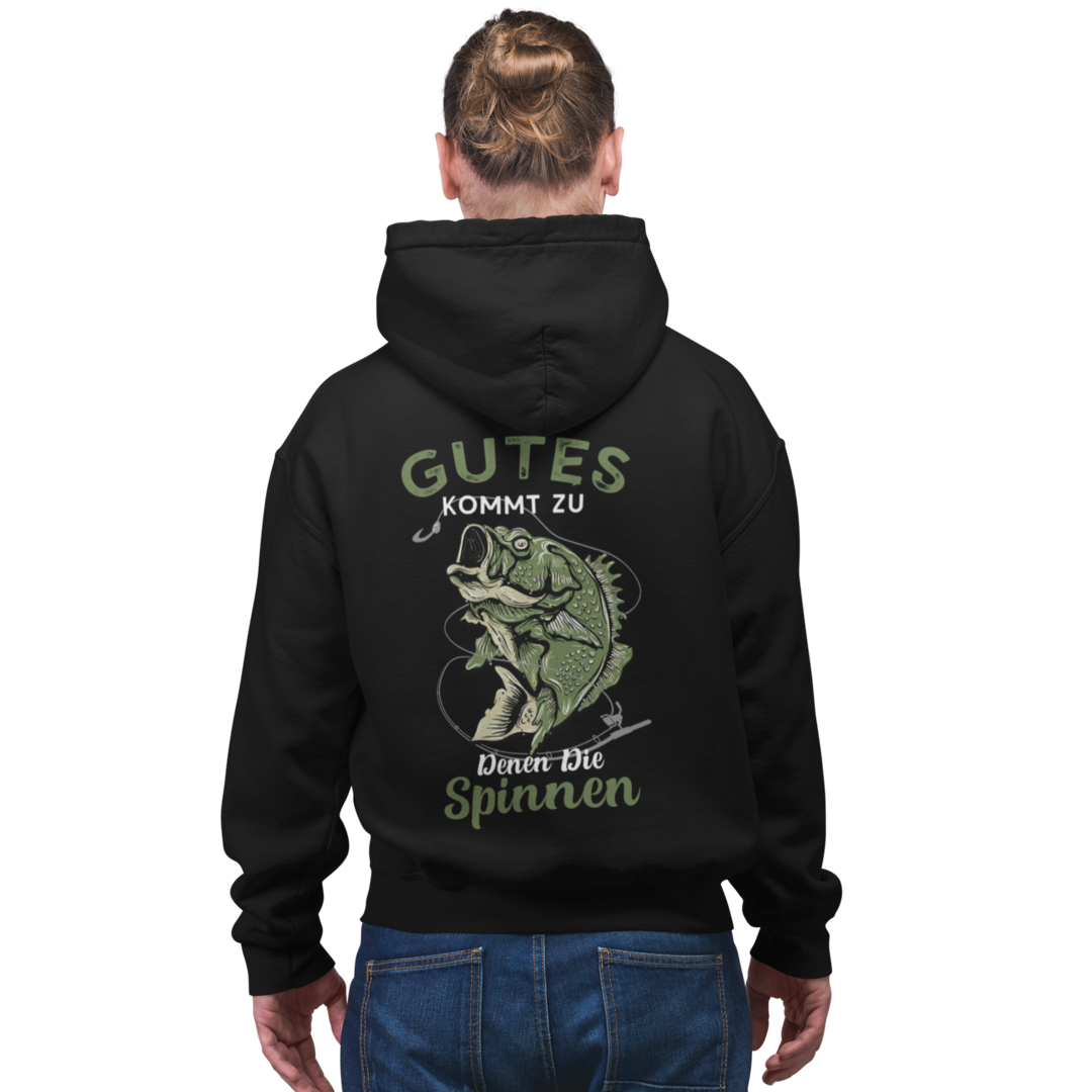 Good things come to those who are crazy - Premium Hoodie #Backprint