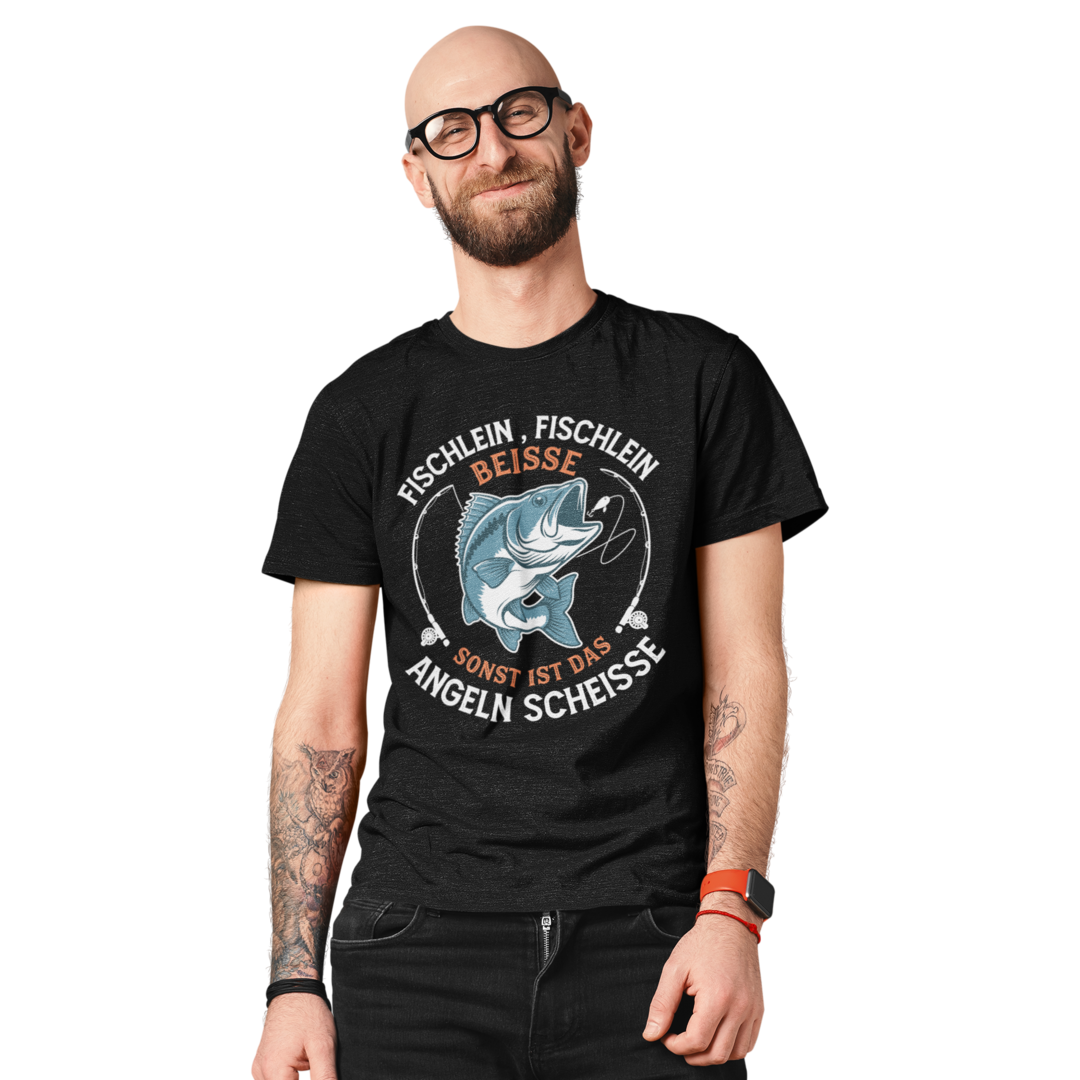 Fischlein beisse - Premium T-Shirt