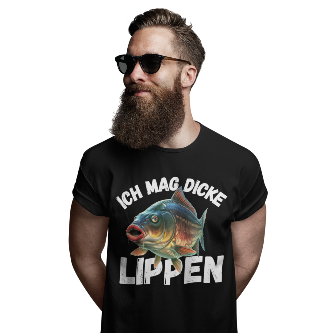 Ich mag dicke Lippen - Premium T-Shirt