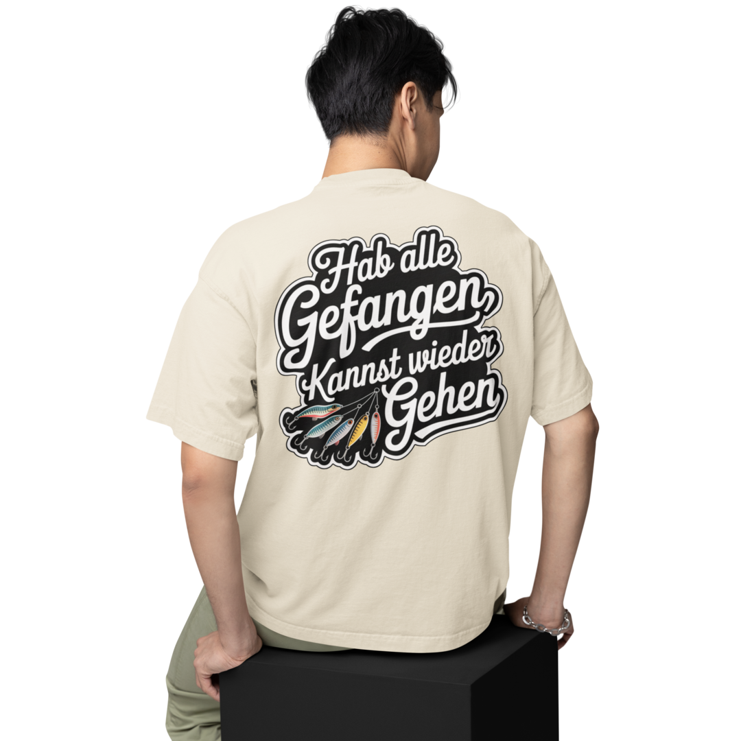 Wenn ich verschwunden bin - Oversized Shirt #Backprint