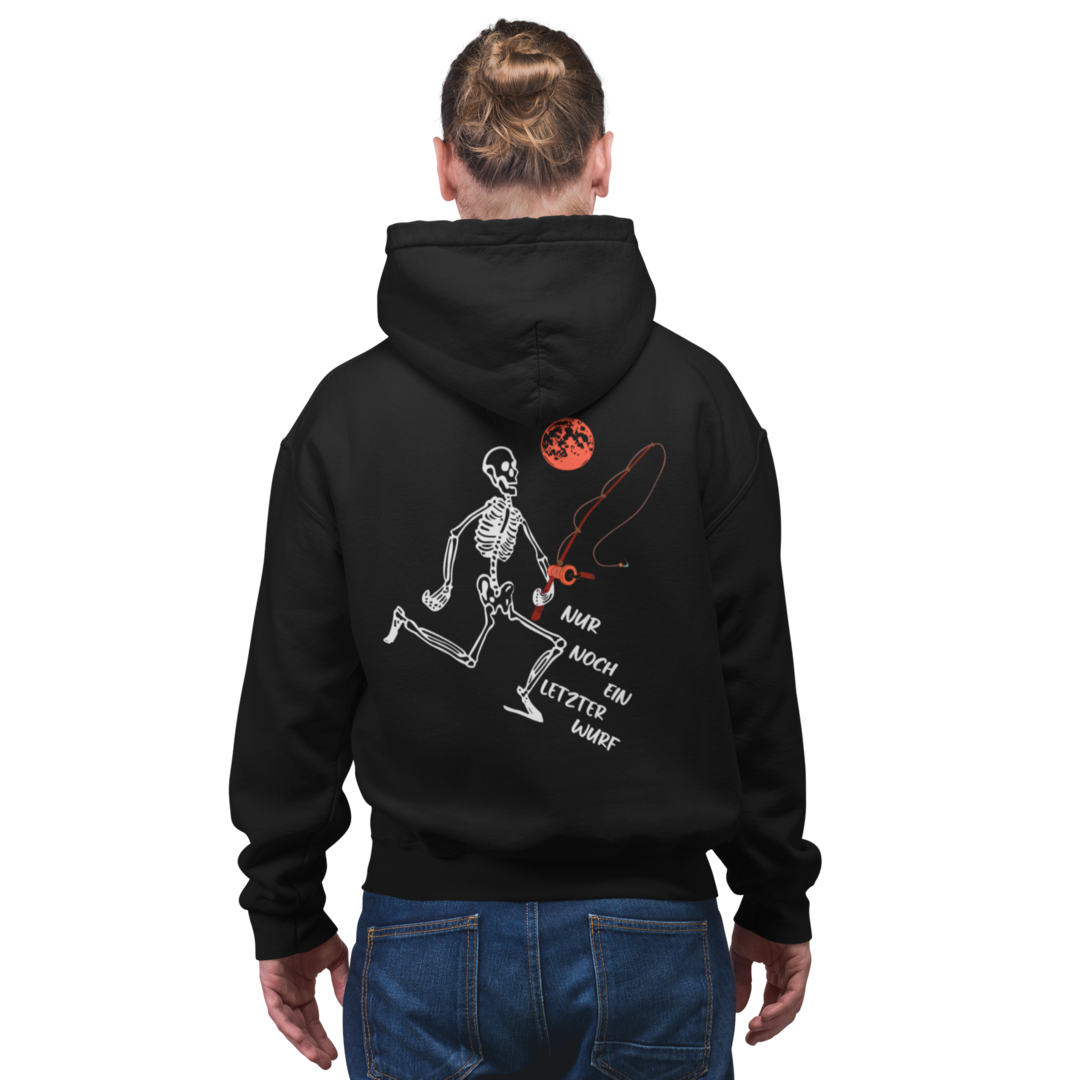 Nur noch ein letzter Wurf - Premium Hoodie #Backprint