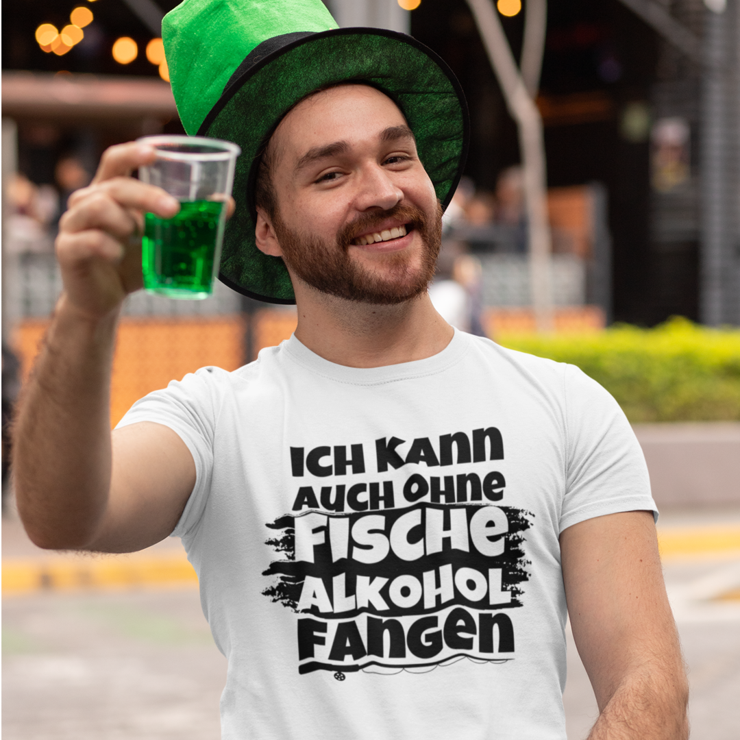 Ohne Fische Alkohol fangen - Premium T-Shirt