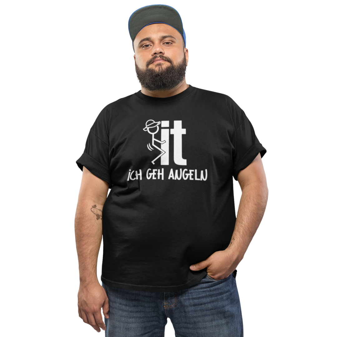 F*ck it, ich geh Angeln - Premium T-Shirt