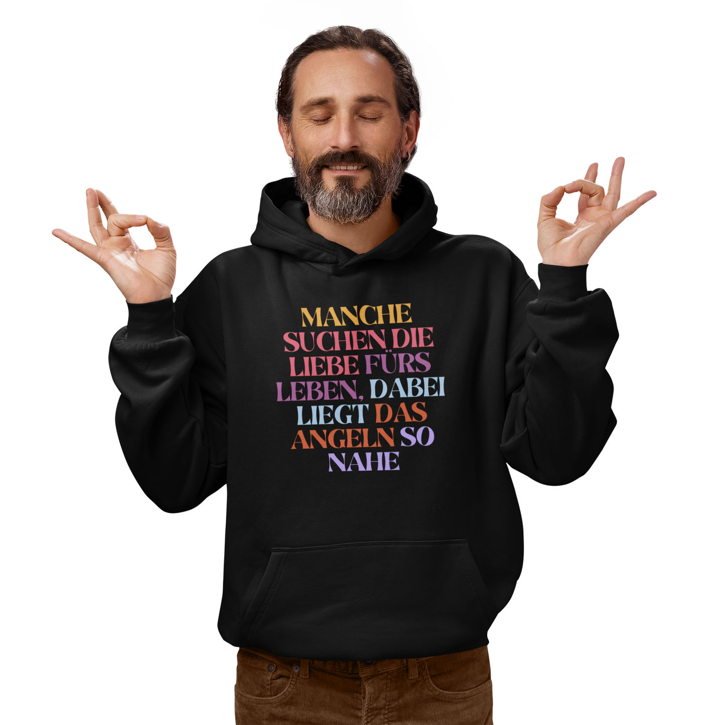 Manche suchen die Liebe - Premium Hoodie