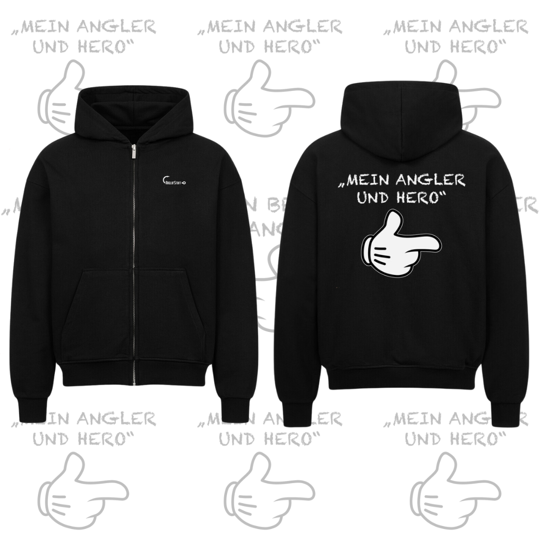Mein Angler und Hero - Oversized Deluxe Zipper