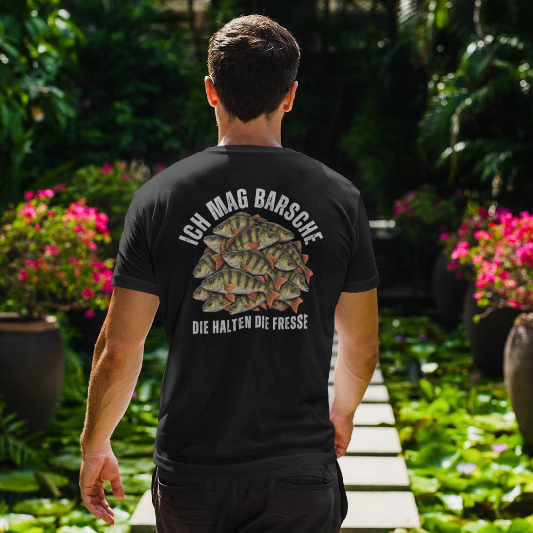 Ich mag Barsche - Premium T-Shirt