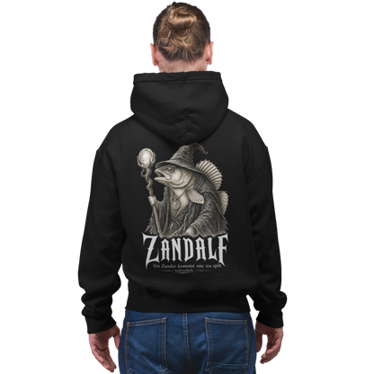 Zandalf kommt nie zu spät hoffentlich - Premium Hoodie #Backprint