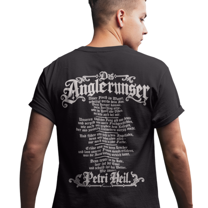 Das Anglerunser - Premium T-Shirt #Backprint