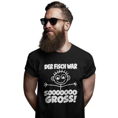Der Fisch war sooo gross - Premium T-Shirt