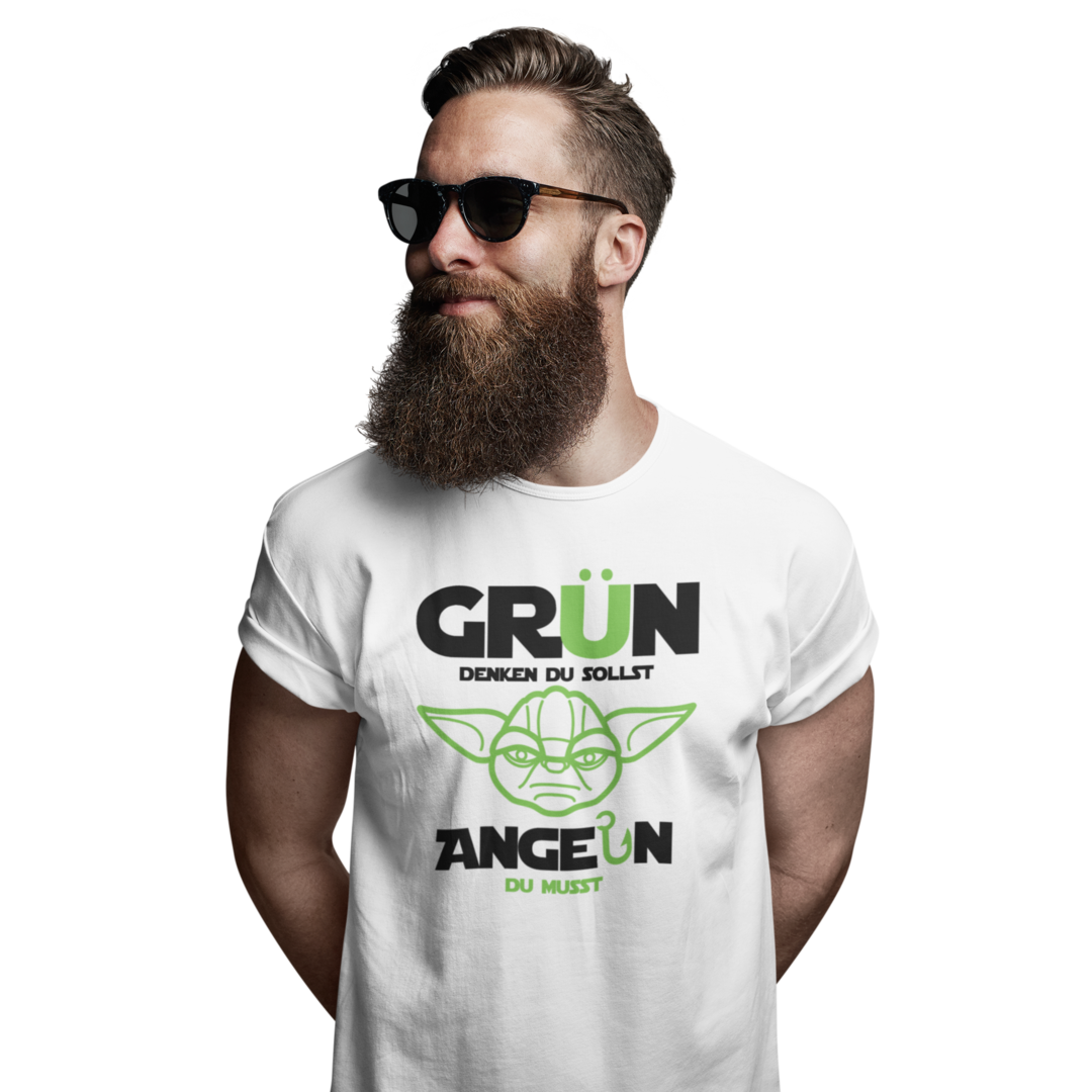 Grün denken Du sollst - Premium T-Shirt