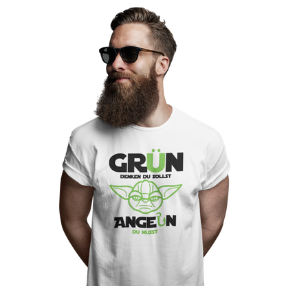 Grün denken Du sollst - Premium T-Shirt