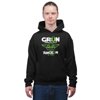 Grün denken Du sollst - Premium Hoodie