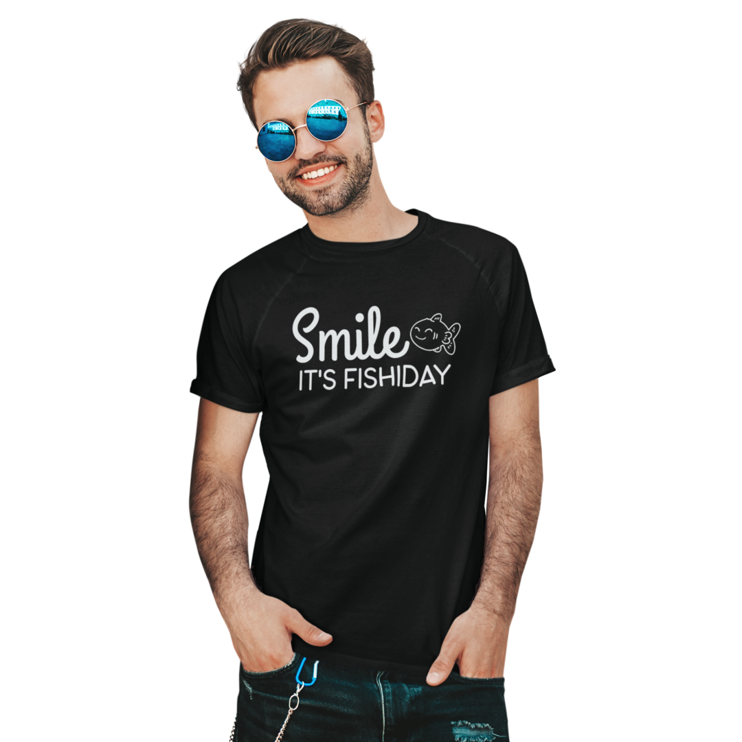 Smile it`s Fishiday - Premium T-Shirt