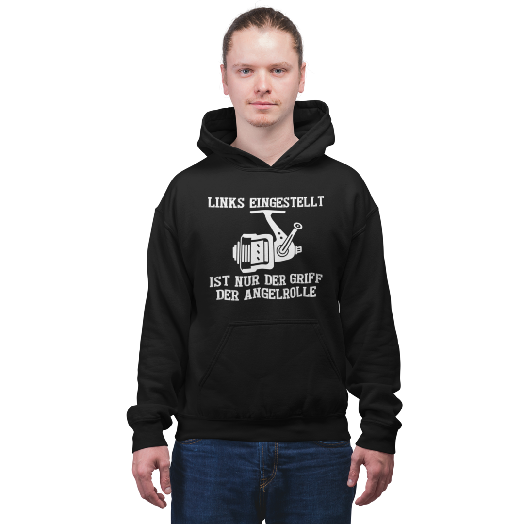 Links Eingestellt ist nur der Griff - Premium Hoodie