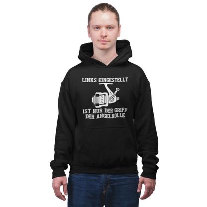 Links Eingestellt ist nur der Griff - Premium Hoodie