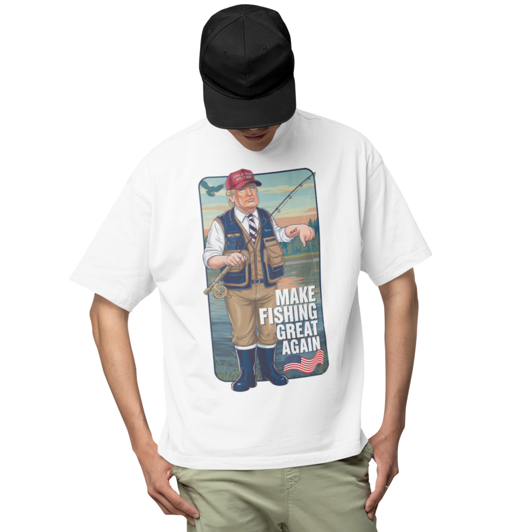 Make fishing great again - Oversized Shirt