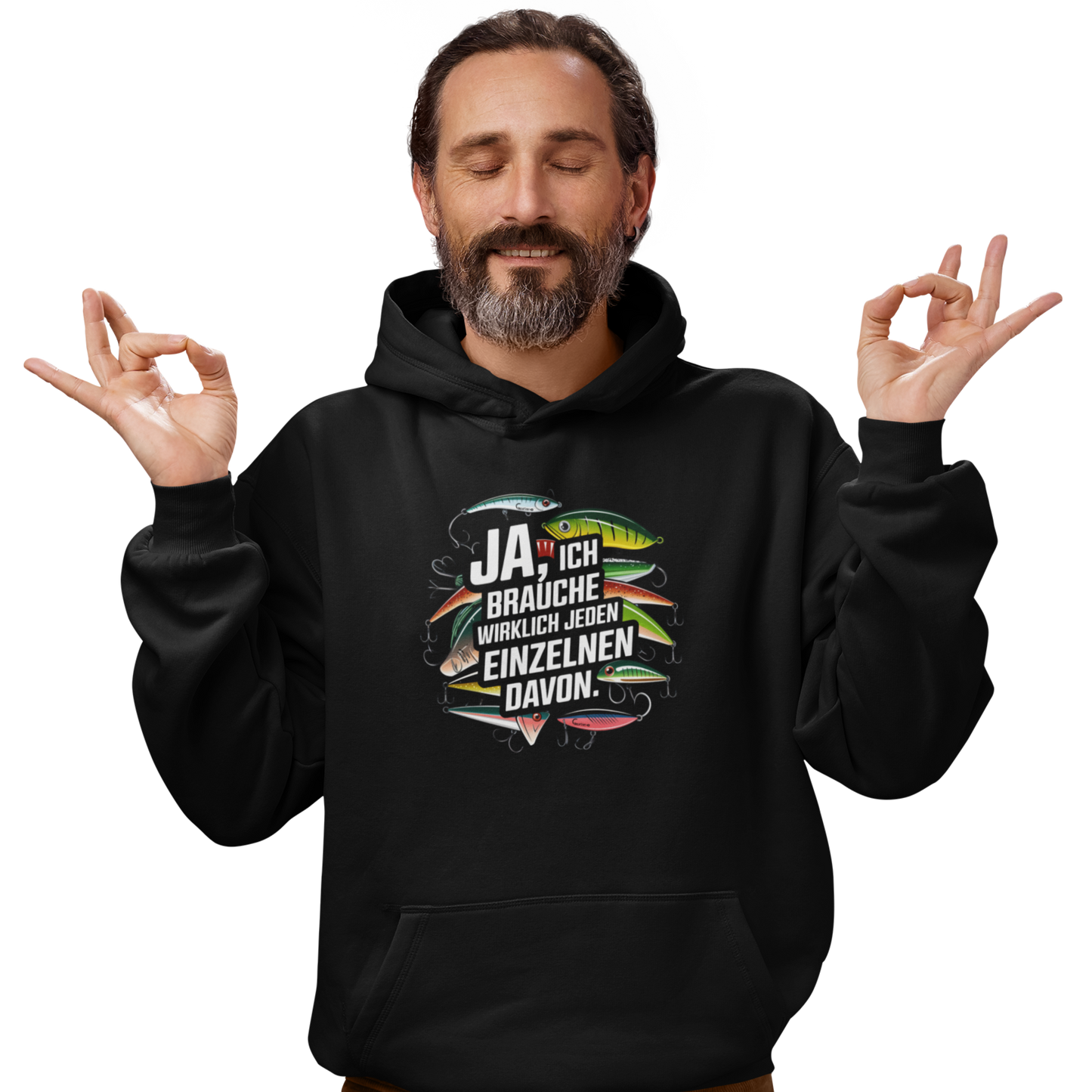 Jeden Einzelnen Köder - Premium Hoodie