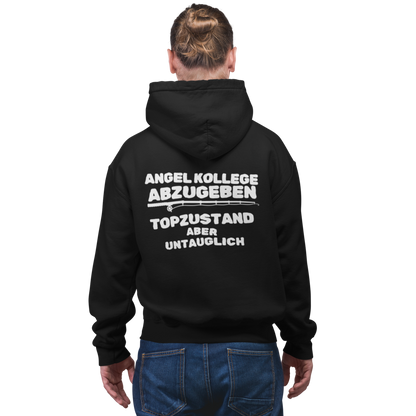 Angel Kollege abzugeben - Premium Hoodie #Backprint