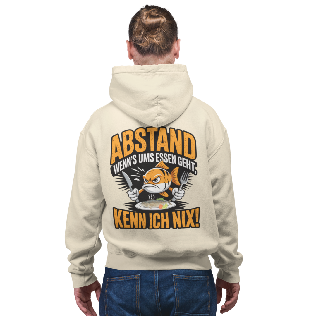 When it comes to food - Premium Hoodie #Backprint