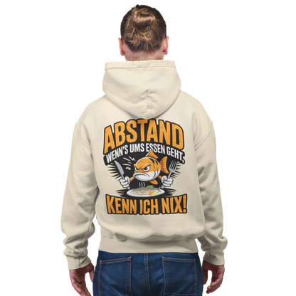 When it comes to food - Premium Hoodie #Backprint