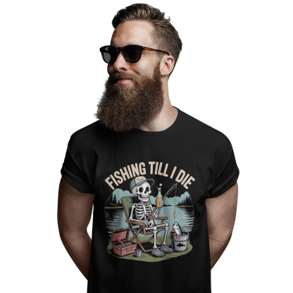 FISHING TILL I DIE - Premium T-Shirt