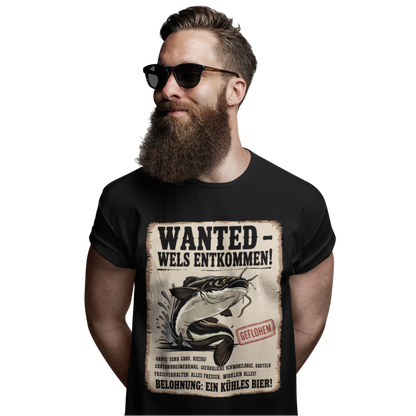 Wanted Wels entkommen - Premium T-Shirt