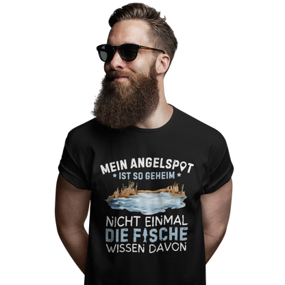 Geheimer Angelspot - Premium T-Shirt