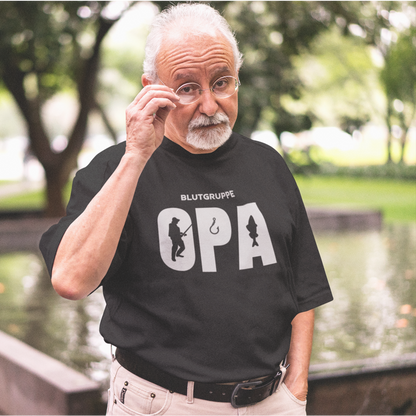 Blutgruppe OPA - Premium T-Shirt