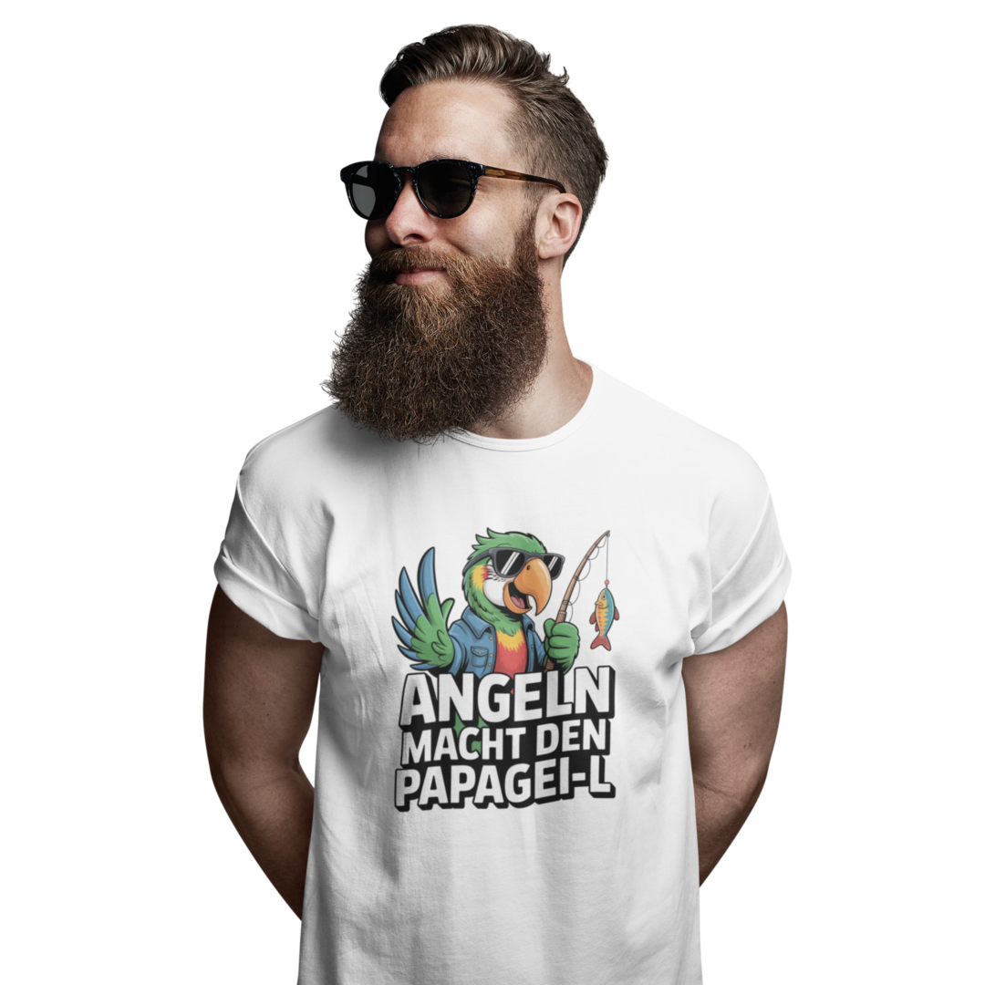 Fishing makes you a parrot - Premium T-Shirt
