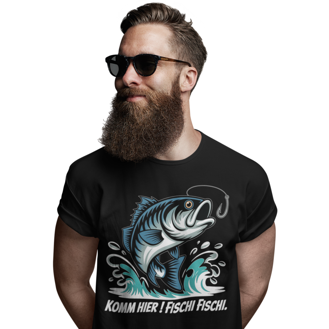 Komm hier ! Fischi -  Premium T-Shirt