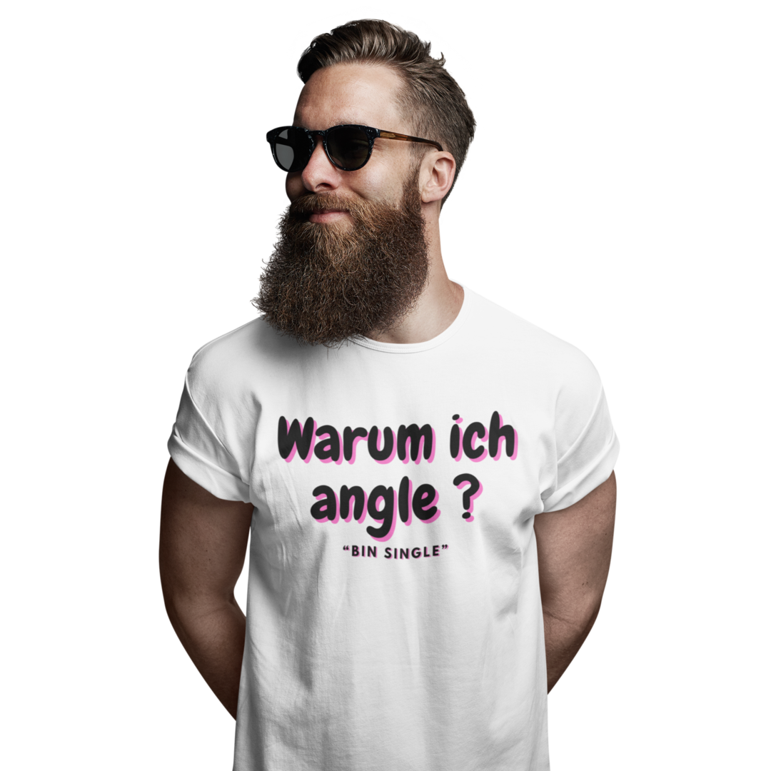 Warum ich angle - Premium T-Shirt