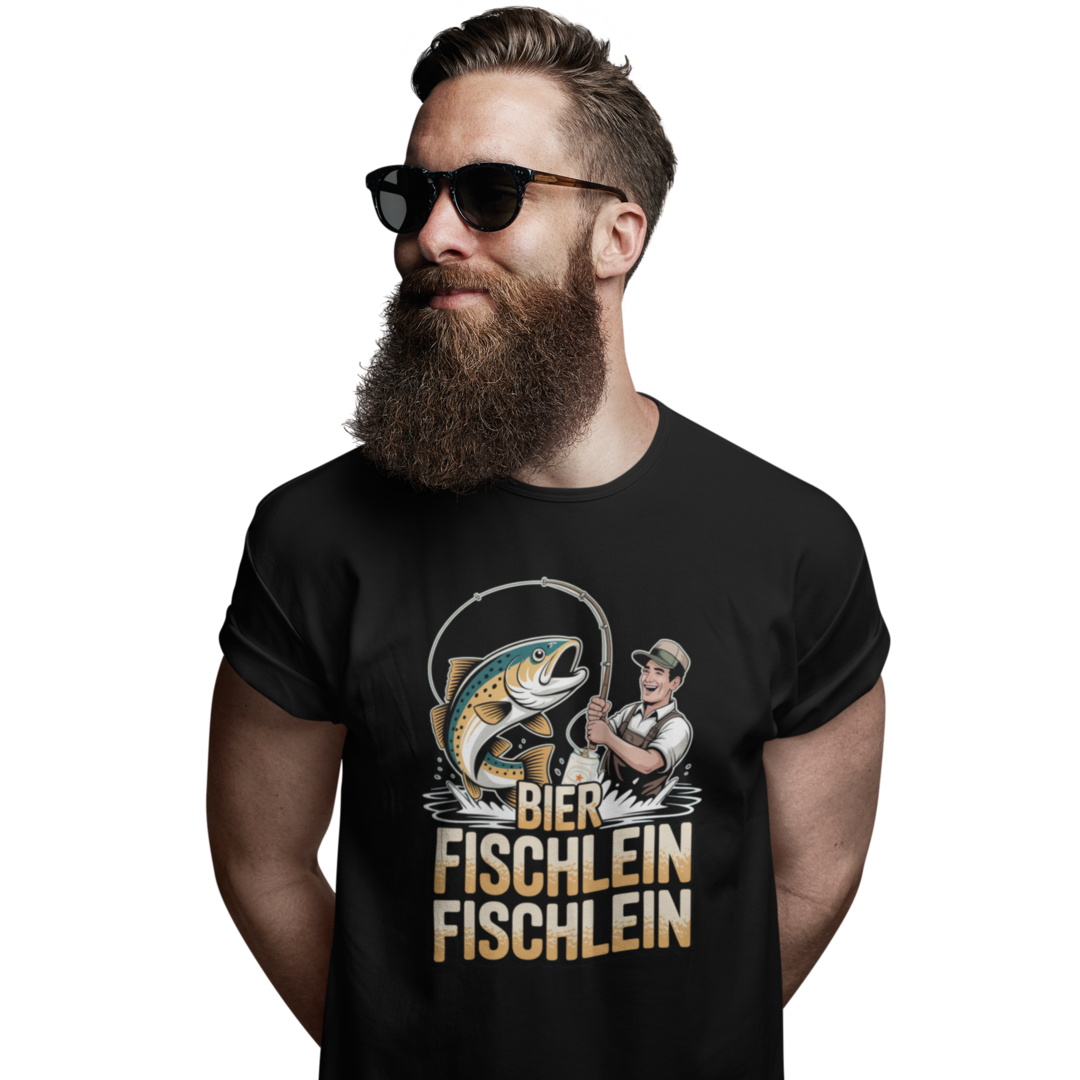 Bier Fischlein Fischlein - Premium T-Shirt