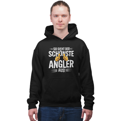 So sieht der schönste Angler aus - Premium Hoodie