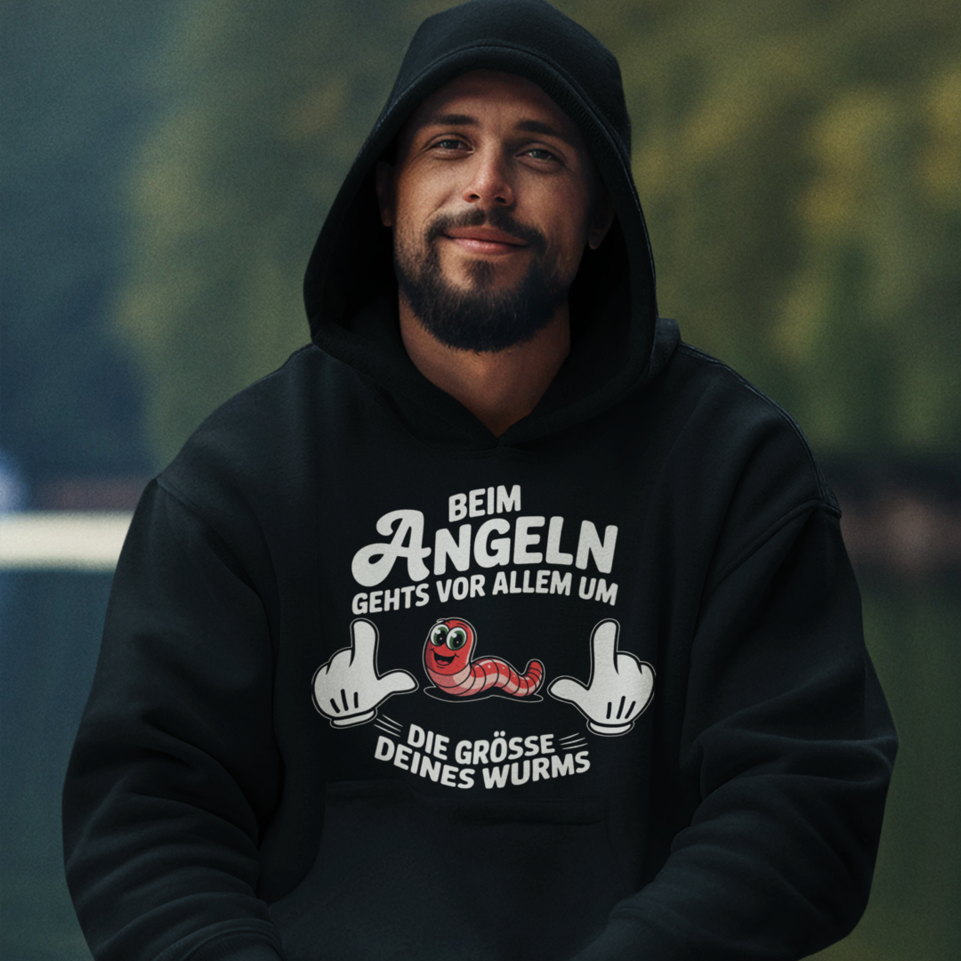 Die Grösse deines Wurms - Premium Hoodie