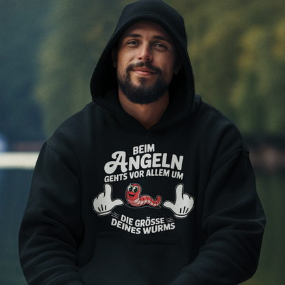 Die Grösse deines Wurms - Premium Hoodie