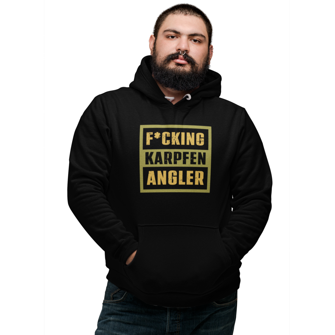 F*cking Karpfen Angler - Premium Hoodie