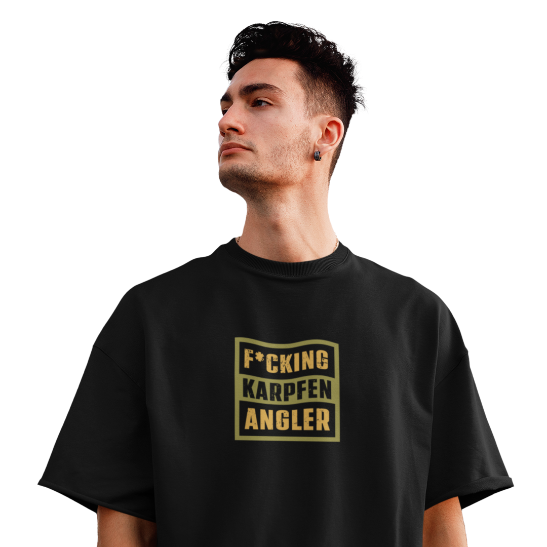 F*cking Karpfen Angler - Premium Oversized Shirt