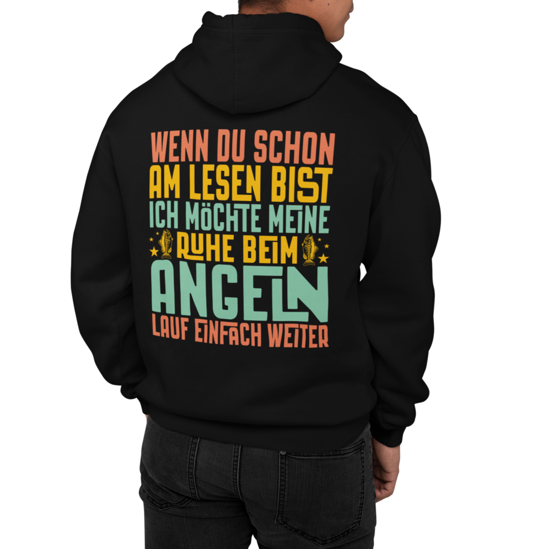 Die Ruhe beim angeln - Oversized Deluxe Zipper