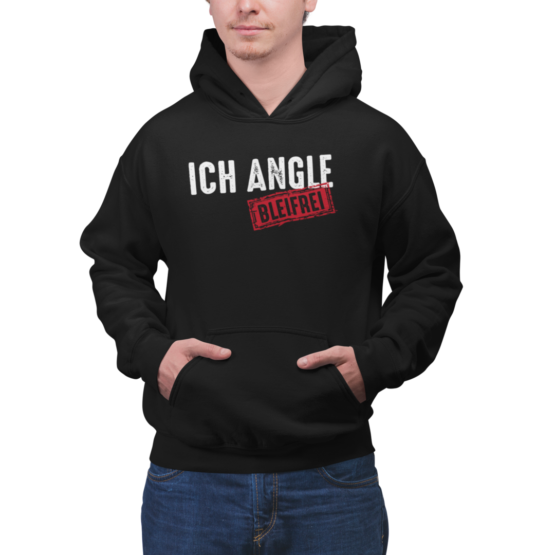 Ich angle Bleifrei -  Premium Hoodie