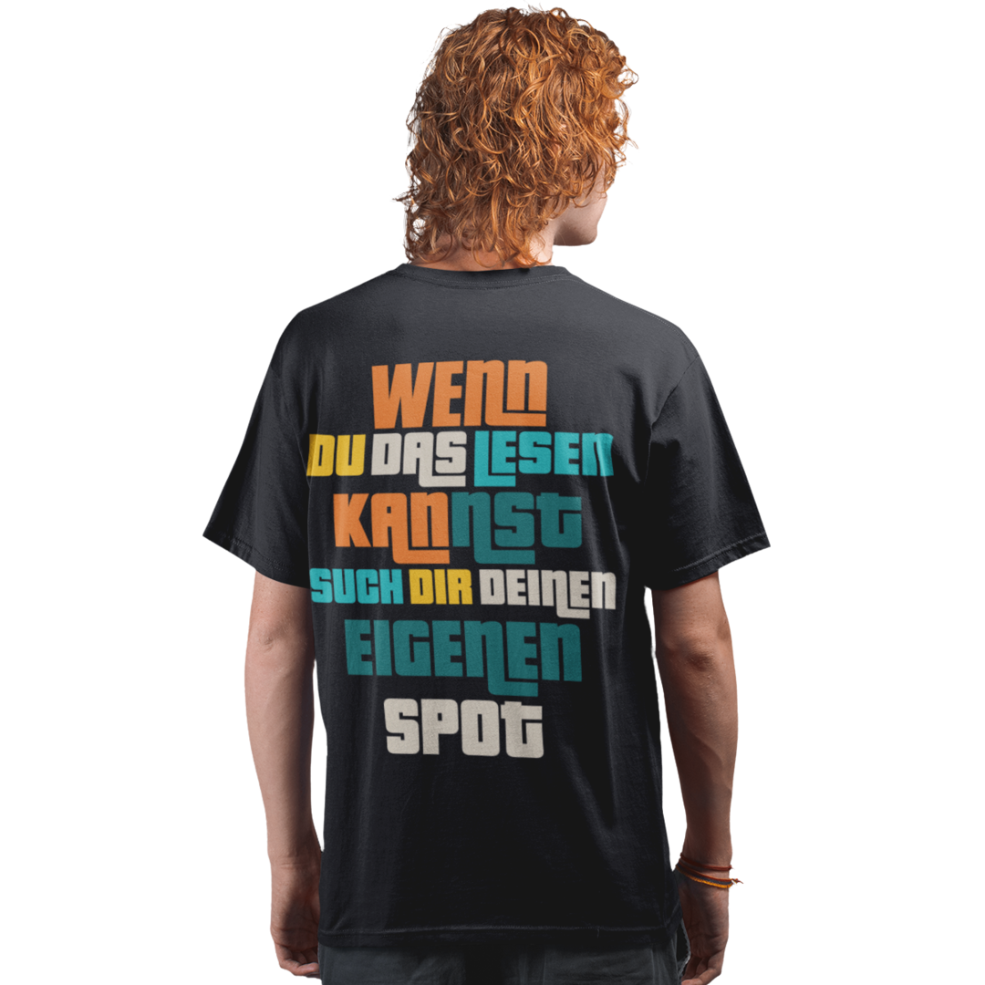 Such Dir Deinen eigenen Spot - Premium Oversized Shirt #Backprint